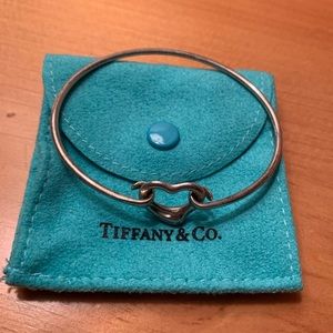 Tiffany & Co Open Heart Bangle Bracelet